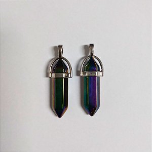 PINGENTE TITÂNIO ARCO IRIS - LEMURIANO