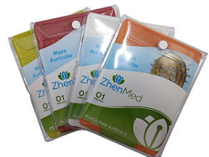 PLACAS PARA SEMENTES DE AURICULOTERAPIA - PEQUENA - ZHENMED