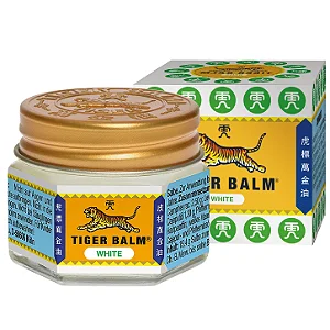 BÁLSAMO TIGRE - TIGER BALM - BRANCO 19G