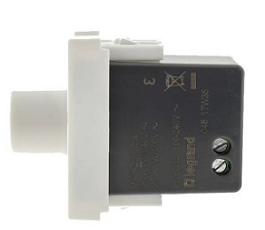 Módulo Dimmer Rotativo 300/600W Bivolt Branco Pial Plus+
