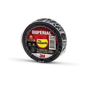 Fita Isolante Imperial Slim 18mm Rolo com 10 metros