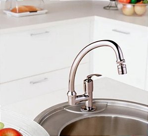 Torneira de Cozinha Mesa Saída Lateral Pratika 1167 Fabrimar - Tigre Metais