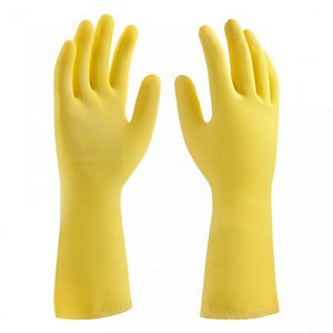 LUVA DE LÁTEX PARA LIMPEZA CA 38663  – BOMPACK (P) (M) (G)