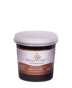 CERA DEPILATÓRIA DONA PELE CHOCOLATE 550G