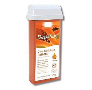 CERA DEPILATORIA ROLL ON DEPILFLAX MAMÃO 100G
