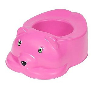 Piniquinho Troninho Infantil Ursinho Rosa Styll baby