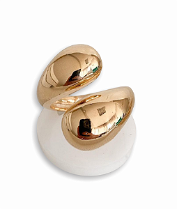 Anel Abaulado Liso Regulável