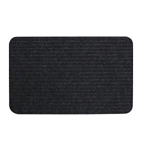 Tapete de Entrada Capacho Antiderrapante Urban 50cm x 80cm Preto - Kapazi