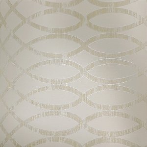 Papel de Parede Geométrico Abstrato Bege com Brilho - Coleção Grace 4 Kantai