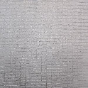 Papel de Parede Geométrico Textura Prata Leve Brilho - Coleção Grace 4 Kantai