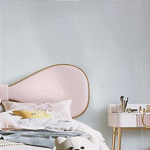 Papel de Parede Linho Azul Claro - Coleção Space IX Kantai