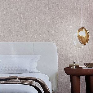 Papel de Parede Efeito Tecido Bege Médio - Coleção Space IX Kantai