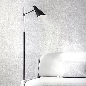 Papel de Parede Linho Cinza Claro - Coleção Space IX Kantai