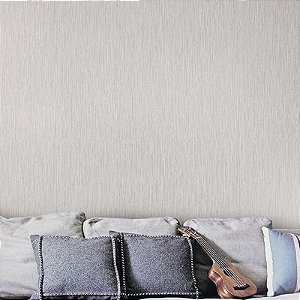 Papel de Parede Riscas Cinza Claro Brilho - Coleção Classici 6 Kantai