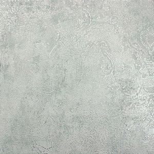 Papel de Parede Textura Colonial Cinza Azulado Brilho - Coleção Classici 6 Kantai