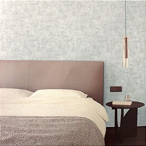 Papel de Parede Efeito Mármore Cinza Claro Detalhes em Brilho - Coleção Poet Chart 4 | Kantai