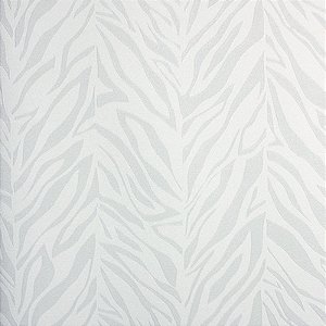 Papel de Parede Animal Print Cinza Claro Leve Brilho - Coleção Poet Chart 4 | Kantai