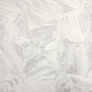 Papel de Parede Textura Espatulada Cinza Claro com Brilho - Coleção Poet Chart 4 | Kantai