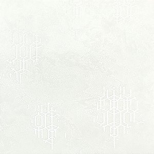 Papel de Parede Geométrico Grade Off-White Detalhes em Brilho Glitter - Coleção Adi Tare 2 | Kantai