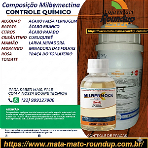 Acaricida Milbenock Fracionado 50 ml - Composição Milbemectina
