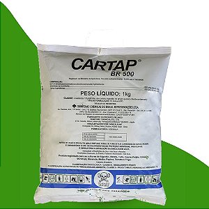 Fungicida inseticida Cartap 500 - 1 kg Cloridrato de Cartape - Melancia, Melão, Feijão, Batata, Algodão, Couve, Pepino, Maracujá, Café, Tomate,Trigo e Girassol