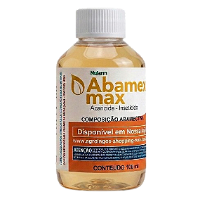 Acaricida Abamectina Max Fracionado 50 ml - 72%Abamexx 4X mais forte
