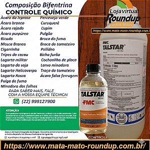 Acaricida Talstar 100 Fracionado 100 ml - Composição Bifentrina