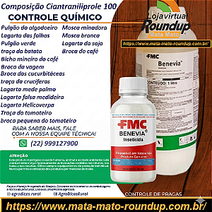 Inseticida de Contato Benevia Fracionado 100 ml - Composição Ciantraniliprole 100