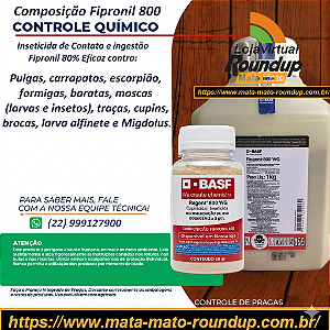 Inseticida Regent 800 WG Fracionado 50 g - Fipronil 80%