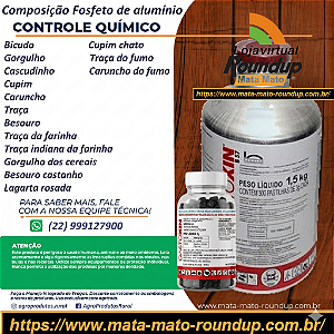 Inseticida Gastoxin Fracionado 10 gr - Composição Fosfeto de alumínio