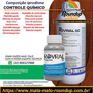 Fungicida Rovral Fracionado 100 ml - Composição Iprodiona