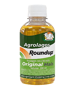 Glifosato Roundup Fracionado 200 ml - Glifosato 48% Veneno Mata Mato Herbicida