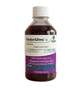 Tordon Ultra Ácido 2,4-D Fracionado 200 ml - Mata mato Folhas Largas e regulador de crescimento