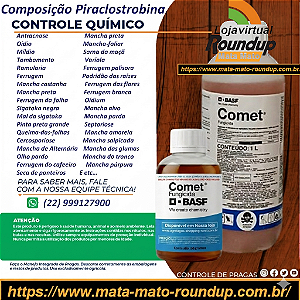 Fungicida Comet Fracionado 100 ml - Composição Piraclostrobina