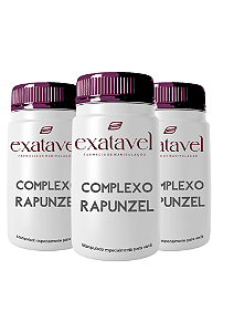 Kit 3 Potes Complexo Rapunzel