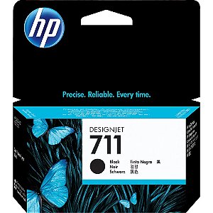 Cartucho de Tinta HP Original CZ133A 711 Preto