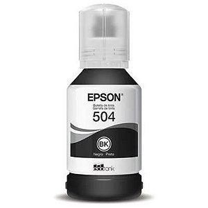 Refil de Tinta Epson Original T504120 Preto