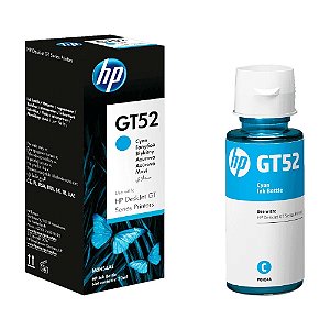 Refil de Tinta HP Original M0H54AL Cyan GT52