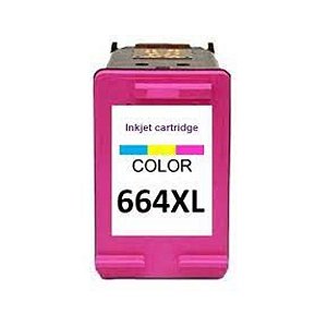 Cartucho de Tinta HP Compatível F6V30AB 664XL Color