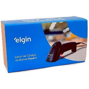 Leitor De Código De Barras Ccd Flash Ii Usb Elgin