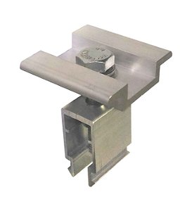 Presilha Central Grampo de Encaixe para Painéis Fotovoltaicos de 40mm
