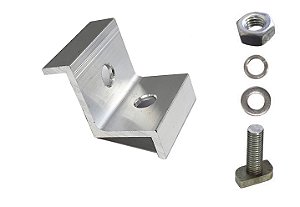 Presilha Lateral para Paineis de 35 e 40 mm de Esp. - com fixação