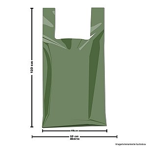 SACOLA PLÁSTICA RECICLADA REFORÇADA 30X40 FARDO COM 5 KG