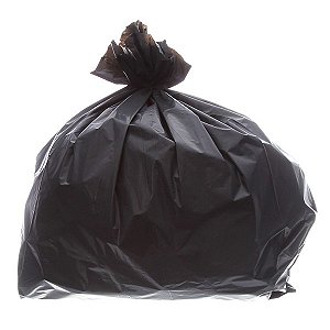 SACO DE LIXO PRETO REFORÇADO 20L