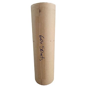 Rolo De Papel Betumado 60cm X 50m Cor Marrom - liso