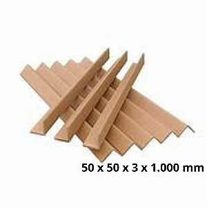 CANTONEIRA DE PAPELÃO 50 X 50 X 3 X 1.000 MM