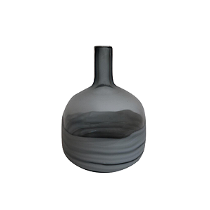 Vaso Decorativo Cinza Névoa Cabaça