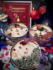 Vela Mágica de Natal na Lata | 400 ml | Especial de Natal