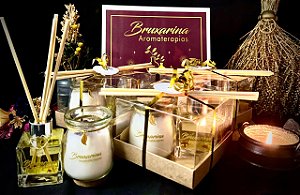 Kit Vela Mágica + Difusor Com Óleos Essenciais e Florais de Saint Germain