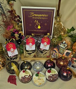 Vela Bola Mágica + Embalagem Presente | Especial Natal